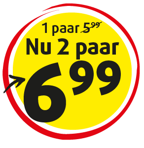 2 paar €6,99
