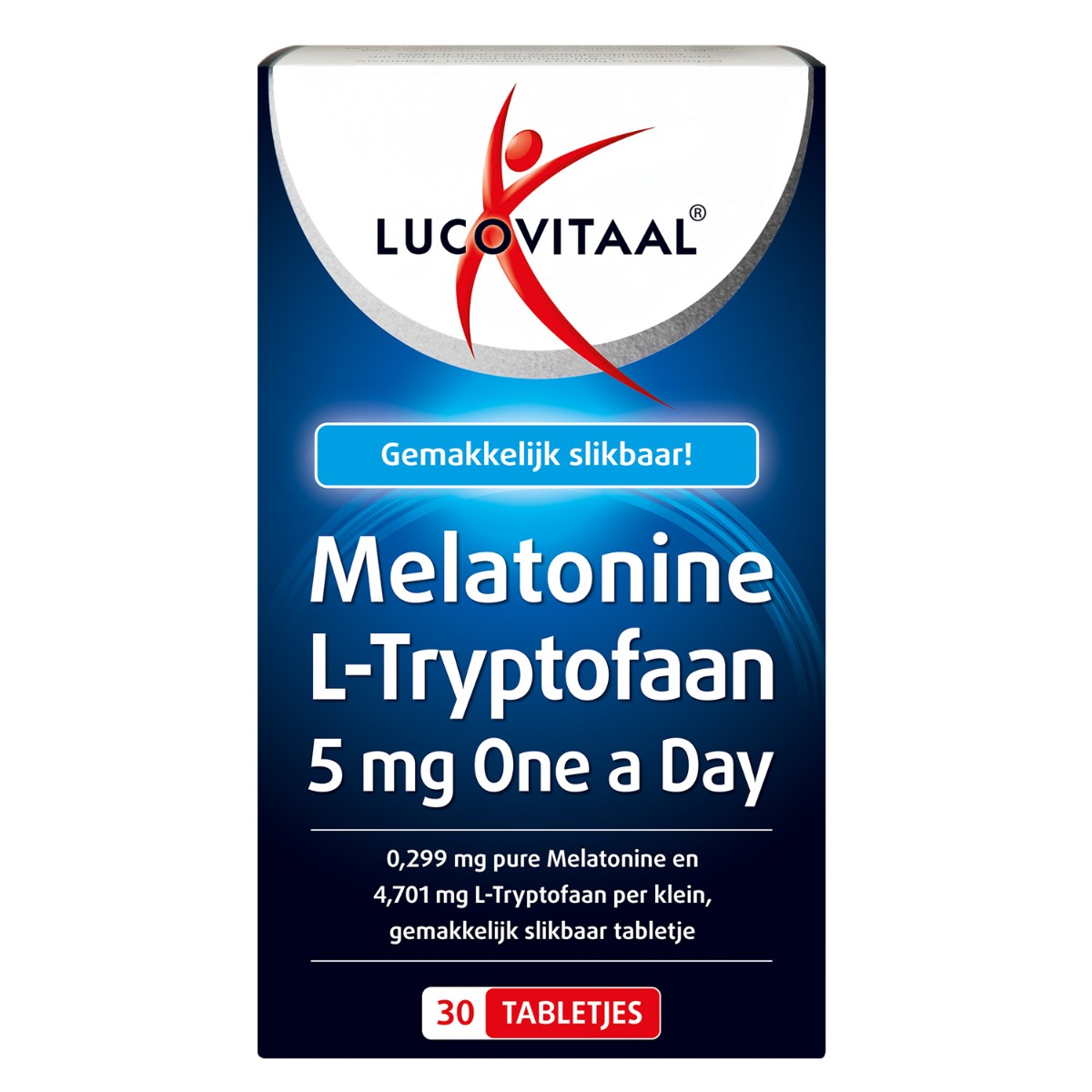 Melatonine L-Tryptofaan 5 mg 30 tabletten - Lucovitaal