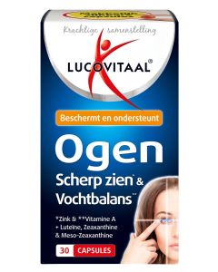 Ogen, Scherp zien & Vochtbalans 30 capsules