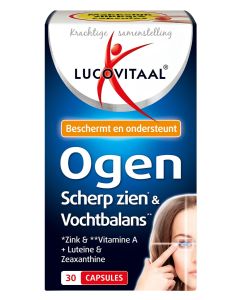 Ogen, Scherp zien & Vochtbalans 30 capsules