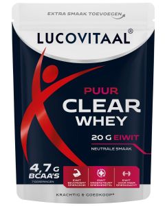 Puur Clear Whey poeder – Verfrissende eiwitlimonade | 175 gram (THT 11-2026)