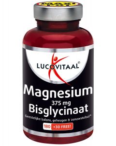 Magnesium 375 mg Bisglycinaat 210 tabletten