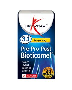 Pre · Pro · Post Bioticomel 30 capsules