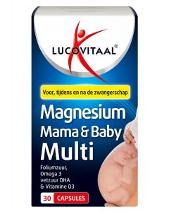 Magnesium Mama & Baby Multivitamine Zwangerschap 30 capsules