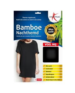 Bamboe Nachthemd Zwart 