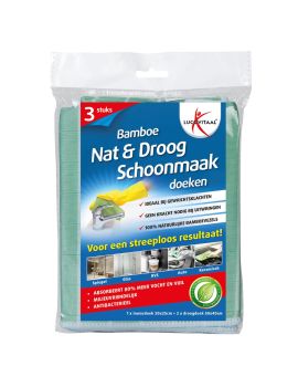 Bamboe Schoonmaakdoeken