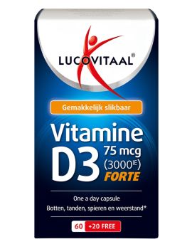 Vitamine D3 75 mcg 80 capsules