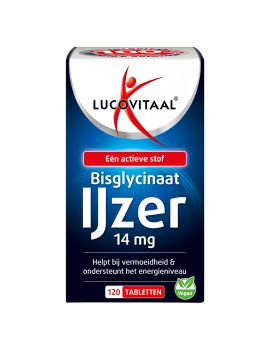 IJzer bisglycinaat 100% 120 tabletten