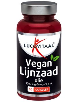 Vegan Lijnzaad Olie 1000 mg Omega 3-6-9 60 capsules