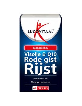 Rode Gist Rijst Visolie & Q10 63 capsules