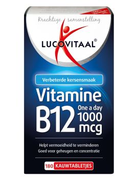Vitamine B12 1000 mcg 180 tabletten MAXI PACK