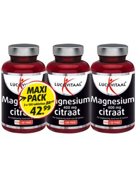 Magnesium Citraat 400 mg 3-pack