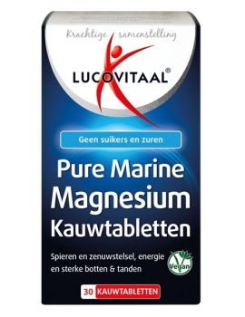 Pure Marine Magnesium 30 kauwtabletten