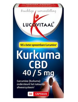 Kurkuma CBD Cannabidiol 40 / 5 mg 30 capsules