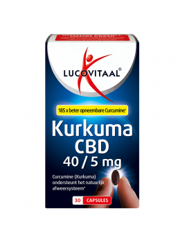 Kurkuma CBD Cannabidiol 40 / 5 mg 30 capsules