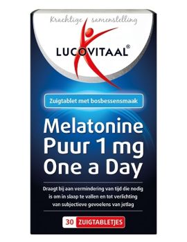 Melatonine 1 mg - 30 zuigtabletten