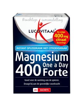 Magnesium Citraat Poeder 400 mg 20 sachets