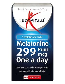Melatonine tabletjes 299 mcg 500 tabletten