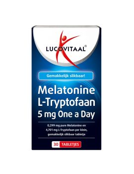 Melatonine L-Tryptofaan 5 mg 30 tabletten