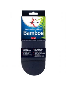 Bamboe Sokken Lang Blauw 3 paar
