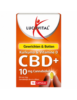 CBD 10 mg, kurkuma en vitamine D