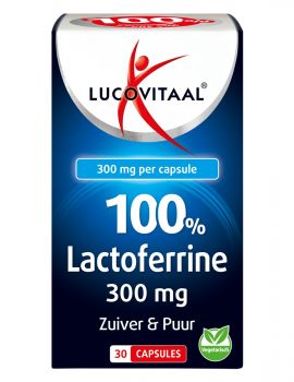 100% Lactoferrine 300 mg 30 capsules