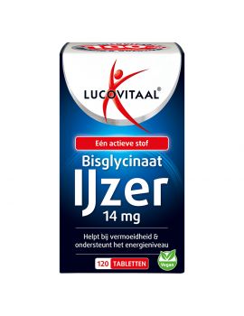 IJzer bisglycinaat 100% 120 tabletten