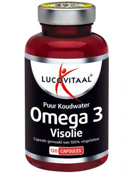 Puur Omega 3 Koudwater Visolie 120 capsules MAXI POT