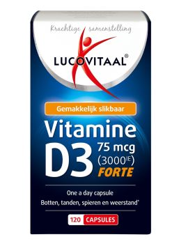 Vitamine D3 75 mcg 120 capsules