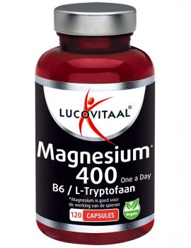 Magnesium 400 met Vitamine B6 & L-Tryptofaan