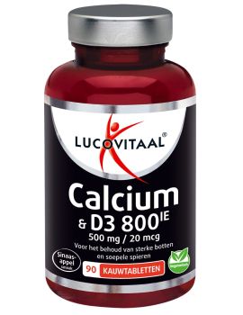 Calcium 500 mg + D3 20 mcg kauwtablet