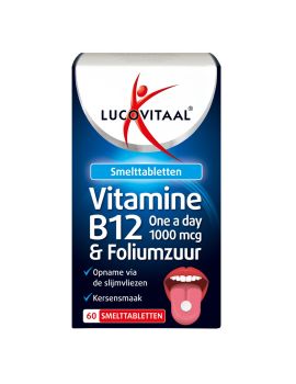 Vitamine B12 & Foliumzuur 60 smelttabletten