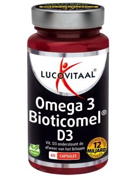 Omega 3, Bioticomel & Vitamine D3 60 capsules