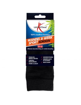 Bamboe Wandel, Werk & Sportsokken 3 paar