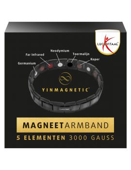 Yinmagnetic Magneet Armband Zwart