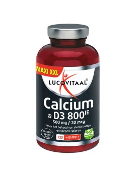 Calcium 500 mg + D3 20 mcg kauwtabletten