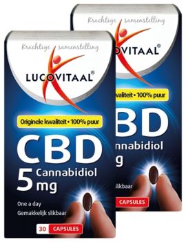 CBD Capsules 5 mg 100% PUUR 30 capsules BESLIST duoactie