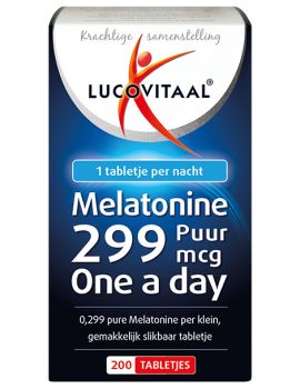 Melatonine tabletjes 299 mcg 200 tabletten