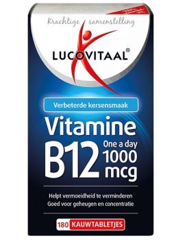 Vitamine B12 1000 mcg 180 tabletten MAXI PACK