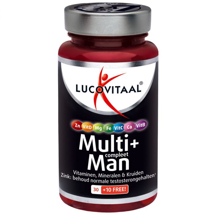 zelf Maori Sportman Multivitamine Man - Lucovitaal: Krachtig & Goedkoop!