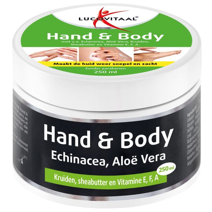 Natura Boos effectief Hand & Body crème Echinacea, Aloë Vera 250 ml