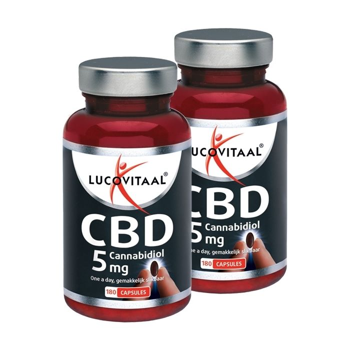 CBD Capsules 5 mg van Lucovitaal Lucovitaal Krachtig Goedkoop