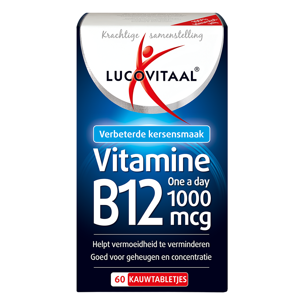 fusie Stressvol Formulering Vitamine B12 1000 mcg tabletten - Lucovitaal: Krachtig & Goedkoop!