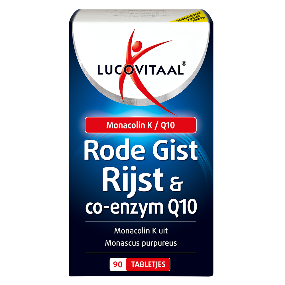 Rode Gist Rijst & Q10 90 tabletjes